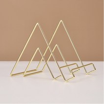 다용도 골드 스텐거치대 휴대폰 매장 상품 진열 디스플레이 스탠드 접시 책 도서 상점 상품받침대 소형, 단품