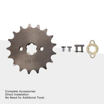 GOOFIT 오토바이 ATV 더트 바이크용 17mm 전면 스프로킷 (420-1.. 정품보장, 420-20mm, 17-T