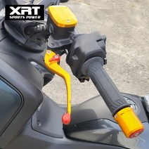 야마하 티맥스560 TMAX XRT 튜닝 레버 접이식 절삭레바 22-23년식, 6단 Control - 조절식, Short-숏, Red-레드