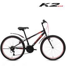 K2BIKE 2020 MTB자전거 KMT24GS 24인치 21단 MTB 자전거, KMT24GS(레이브) 매트블랙 미조립+소형공구