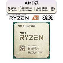 i9 CPU i99900k i910900 AMD 라이젠 9 3900 R9 3.1 GHz 12 코어 24 스레드 CPU 프로세서 7NM L3 = 64M 100-, 한개옵션0