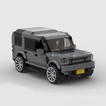 스피드챔피언 호환 블럭 신제품 Land Rover SUV RANGE ROVER 디스커버리 MOC-discovery 창작, 화이트