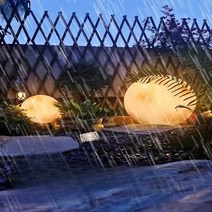 태양등 정원 꾸미기 태양광 조명등 보름달 램프 80cm, 직경 80cm 충전식