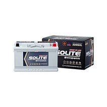 현대 펠리세이드GSL DSL 쏠라이트 자동차 배터리 AGM80L, 없음