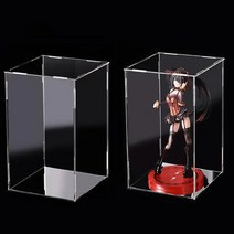 맞춤형 투명 아크릴 디스플레이 케이스 75 사이즈 수조 상자 모델 카드 정리 액션 피규어 장난감 수집품, 04 height 25cm_08 25x15cm