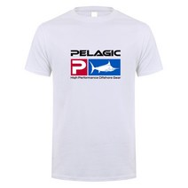 2023 Pelagic T Shirt 티셔츠 코튼 여름 바다 낚시, White