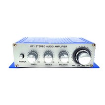velton VT-A10 미니앰프 소형앰프 차량앰프 카페 매장용 (앰프 +아답터 포함 구성), VT-10, 블루