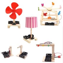 비상발전기 수동 가정용 휴대용 제너레이터 3-10pack DIY Electric Fan Model Science Toys Physics Experi, 04 5 Pcs