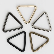 퀼트가게2개 가방 끈 연결 고리 베이직 삼각링 32mm 부자재, 앤틱골드