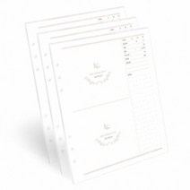 인디고 마더스 다이어리 리필 - 초음파앨범 (30P) 다이어리리필, 단품