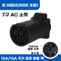 이군젠더 헤드 RB AC 오토바이 젠더 트위지 와코 충전, 블랙+램프