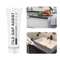 타일본드 타일접착제 데코타일본드 타일 미백제 시밍 에이전트 120ML 접지 조인트 그라우트 접착제 실러, 한개옵션0