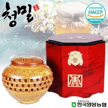 다온푸드 양봉농협청밀 도자기 토산꿀 선물세트 2kg -인증
