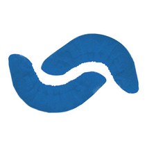 QIAOYI 어린이 성인 아이스하키 피겨 스케이트 부트 블레이드는 가드 스케이트 액세서리 Absorben을 덮습니다., 설명, 블루 L