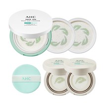 AHC 마일드 선쿠션 본품 25g + 미니 8g x2 + 리필 x2 + 퍼프, 단품