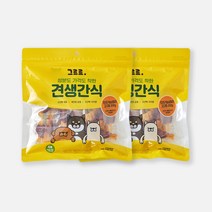 그르르 견생간식 기호성 좋은 강아지 고기간식 2개/ 3개세트, 2묶음, 오리가슴살말이 고구마 300g