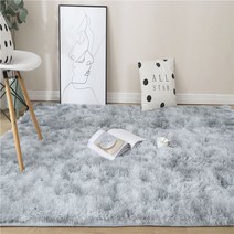 러그 새로운 레인보우 색상 카펫 넥타이 염색 플러시 부드러운 침실 거실 안티-슬립 바닥 매트 방 인테리어