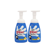 트윈스몰 버블 향균 핸드워시 LG 온더바디 세균아 꼼짝마 (망고향) 250ml, 2개