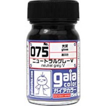 gaianotes 가이아노츠 075 [가이아 컬러 075 뉴트럴 그레이 V15mL 광택], 단일