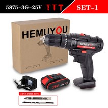 dcf887p2a 임팩드릴 전기 무선 스크루 드라이버 임팩트 드릴 3 가지 기능 미니 리튬 배터리 충전 핸드 21V, 04 HMY079   25V