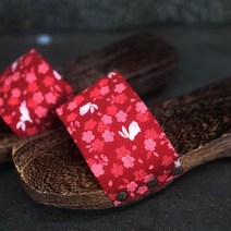 나막신 여성용 전통 게다 샌들 게다 일본 쪼리 나무 신발