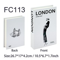 인테리어 소품 모드 살롱타펠 장식품 Voor Thuis Luxe Nep Boeken ornamentten 홈 데코 카페 클럽 호텔 소품 보켄 장식, Openable, 11 11