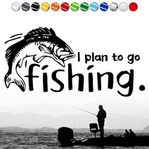 낚시로고스티커 FS023 fishing 피싱 조구사마크 태클박스 자동차꾸미기, 1개, 검정L