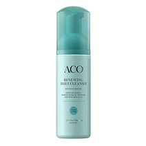 ACO 퓨어 글로우 리뉴잉 데일리 클렌저 - 복합성 스킨 클렌징 폼 BHA 산으로 각질 제거 비건 및 동물 실험 없음 1 x 150 ml