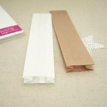 종이봉투 l자봉투 포장봉투 츄러스봉투 400매, 화이트