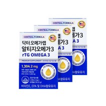 센트럴포뮬러 닥터오메가랩 rTG 오메가3 60캡슐 x3, 없음
