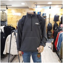 지프 불광점 (50%할인) ﻿가볍고 포근한 플리스 소재로 간절기부터 겨울까지 데일리로 착용하기 좋은 남여공용 스탠카라 플리스 반집업 아노락 !!