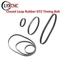 타이밍 벨트 풀리 타임 3D 프린터 벨트 폐쇄 루프 고무 GT2 타이밍 벨트 2GT-6 1220mm, 112mm