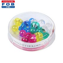 포비월드 장구자석/큐티자석 CT-40 중형 15mm 5색혼합10개단위