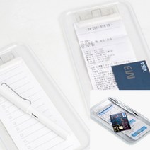 반투명 클립보드 빌지꽂이 영수증철 결제판