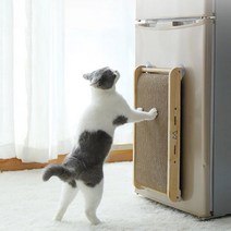 덕수샵 흡착식 고양이 스크래쳐 원룸 좁은집 거실 화장실 냉장고 샷시 베란다 창문 고밀도, 리필 1p