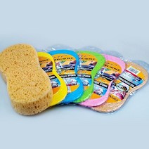 압축형 벌집 해면 세차스펀지 세차용 스폰지수세미, 세차스펀지(색상랜덤)