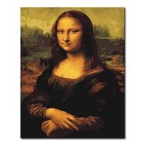 DIY캔버스페인팅 명화그리기 -인물 40x50, F07_레오나르도 다빈치의 모나리자