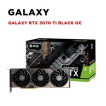 그래픽카드 Galaxy new rtx3070ti 8g lhr 게임 nvidia rtx, rtx3070ti 블랙 oc