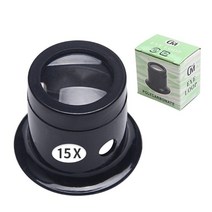 루페 루뻬Monoculars 돋보기 시계 제조 업체 Loupe Lens Jeweler Watch Eye 수리 도구 3X/5X/10X /15X /20X, 04 15X