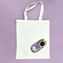 무지 캔버스백 화이트 세로L 에코백 숄더백 가방 판촉 그림