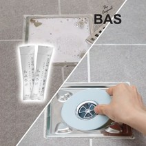 BAS 하수구.배수구 트랩_욕실바닥용발포클리너포함/바스 배수구덮개, 없음