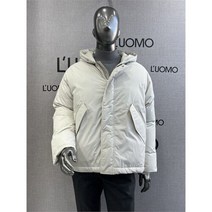 셀러허브 여성패션 워모)남자겨울구스다운숏패딩거위털파카크림컬러(81)