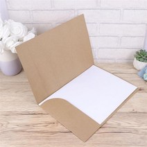 큰파일 계약 그림 칼라 20pcs a4 크래프트 종이 폴더 문서 종이 주최자 스토리지 홀더 학교 사무실 문구 용품