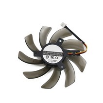 팬 쿨러T129215SM PLD10010S12H 95mm 기가 바이트 GTX 560 600 650 Ti 660 Ti 670 750 Ti 팬 40mm HD7750, 한개옵션1, 01 3Pin