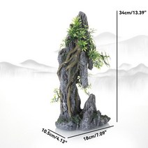어항유목 수족관 물고기 탱크 lanscape 분재 rockery 소형 돌 바위 장식 장식 액세서리 요정 정원 집 홈 장식, 18