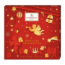 니더레거 크리스마스 어드벤트 캘린더 초콜릿 168g Niederegger Advent Calendar, 1개
