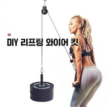 헬스기구 핀 휠 홈트 로프베어링 실내운동 케이블 로드 어깨 가슴 키트 풀리 근육 근력 와이어 리프팅