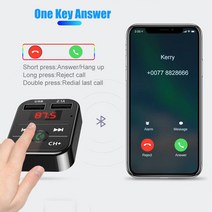 파워딜 자동차 키트 핸즈프리 무선 블루투스 USB 충전기 기아 리오 쏘렌토 스포티지 씨드 K2 K3 K4 K5 K7, 한개옵션0