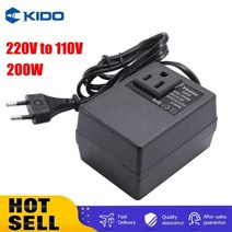 200W 전압 변환기 AC 220V ~ 110V 변압기 스텝 다운 변압기 여행용 어댑터 EU 플러그 인버터, CHINA _220V EU Plug