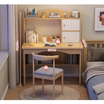 초등학생책상 아동 책상 의자 세트 80cm / 100cm 학원 학교 컴퓨터 주니어 책장, 80cm 오크 + 체어